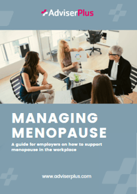 Menopause guide front cover