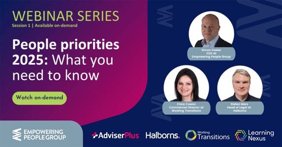People priorities 2025 webinar with speakers on-demand
